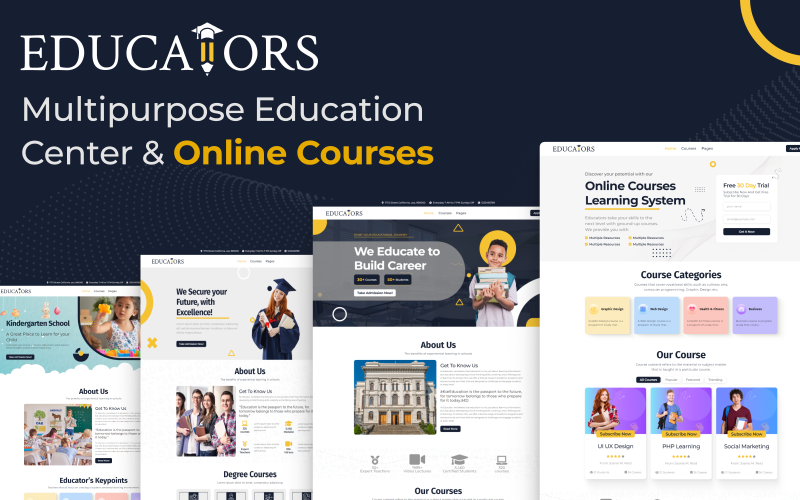 Educate - HTML5 Template for Education & LMS