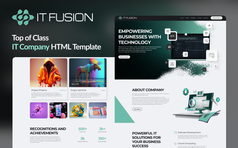 IT-Fusion - HTML5 Template
